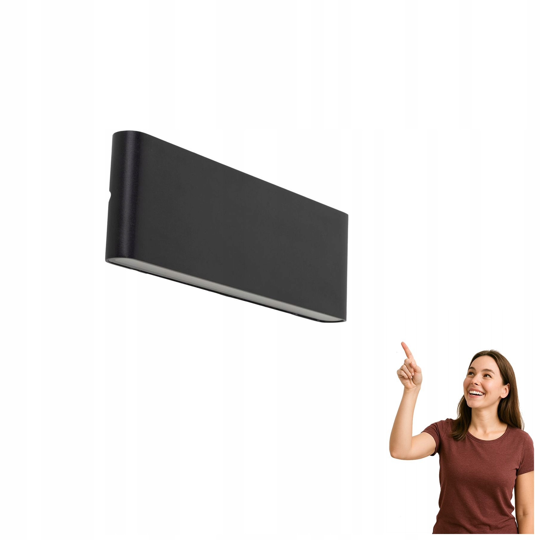 Nástěnné Led nástěnné svítidlo 5W IP54 Arwena L Black 18186 Tk Lighting