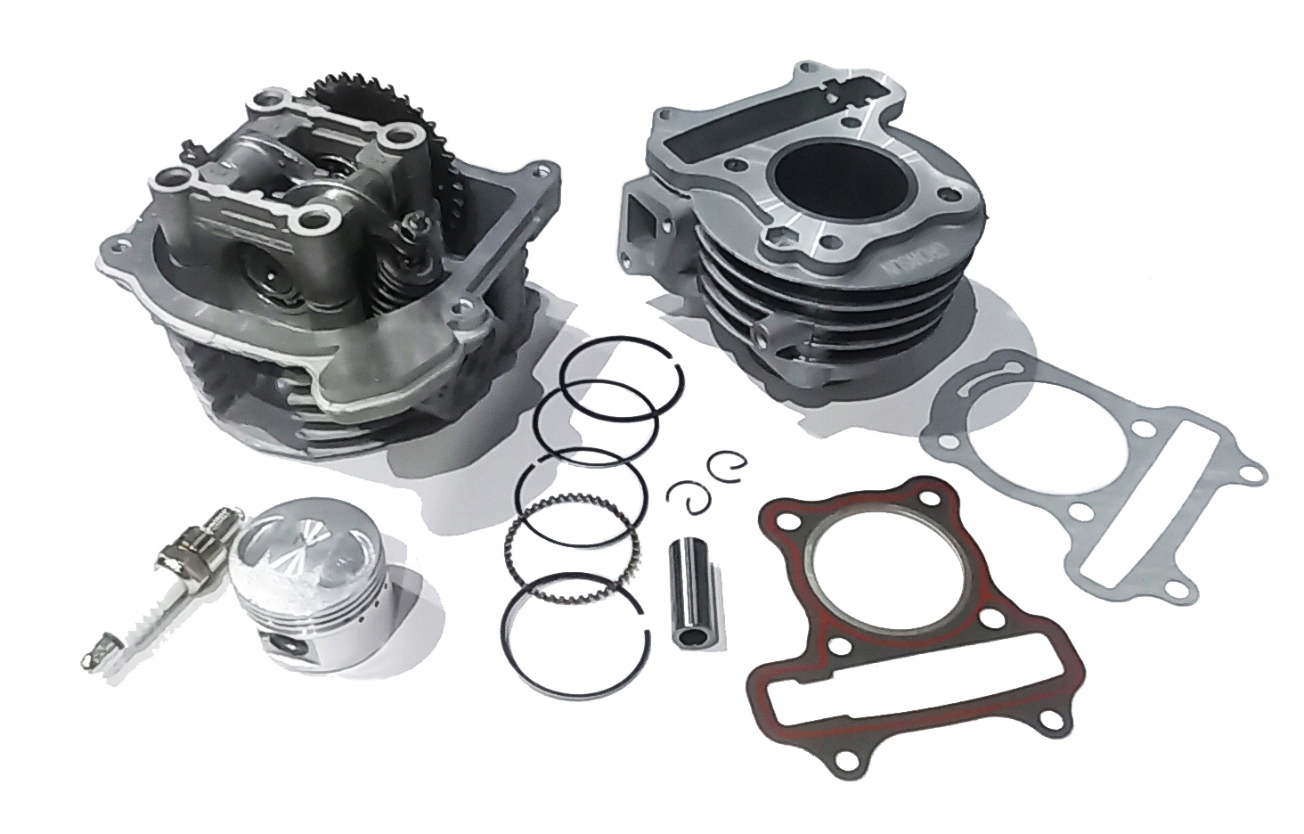 

Komplet Głowica Cylinder GY6 Skuter 4T 50 Wałek