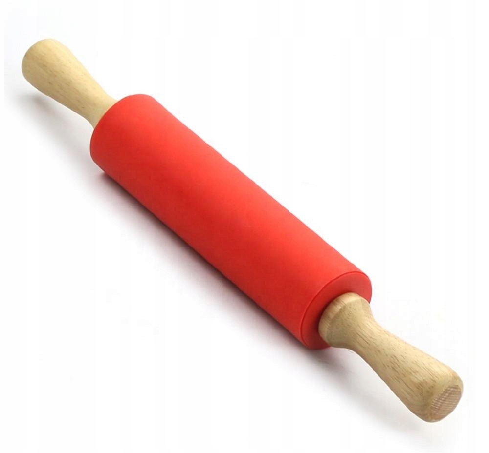 SILIKONOWY WAŁEK DO CIASTA 30X4,3CM 2 KOLORY Marka inna