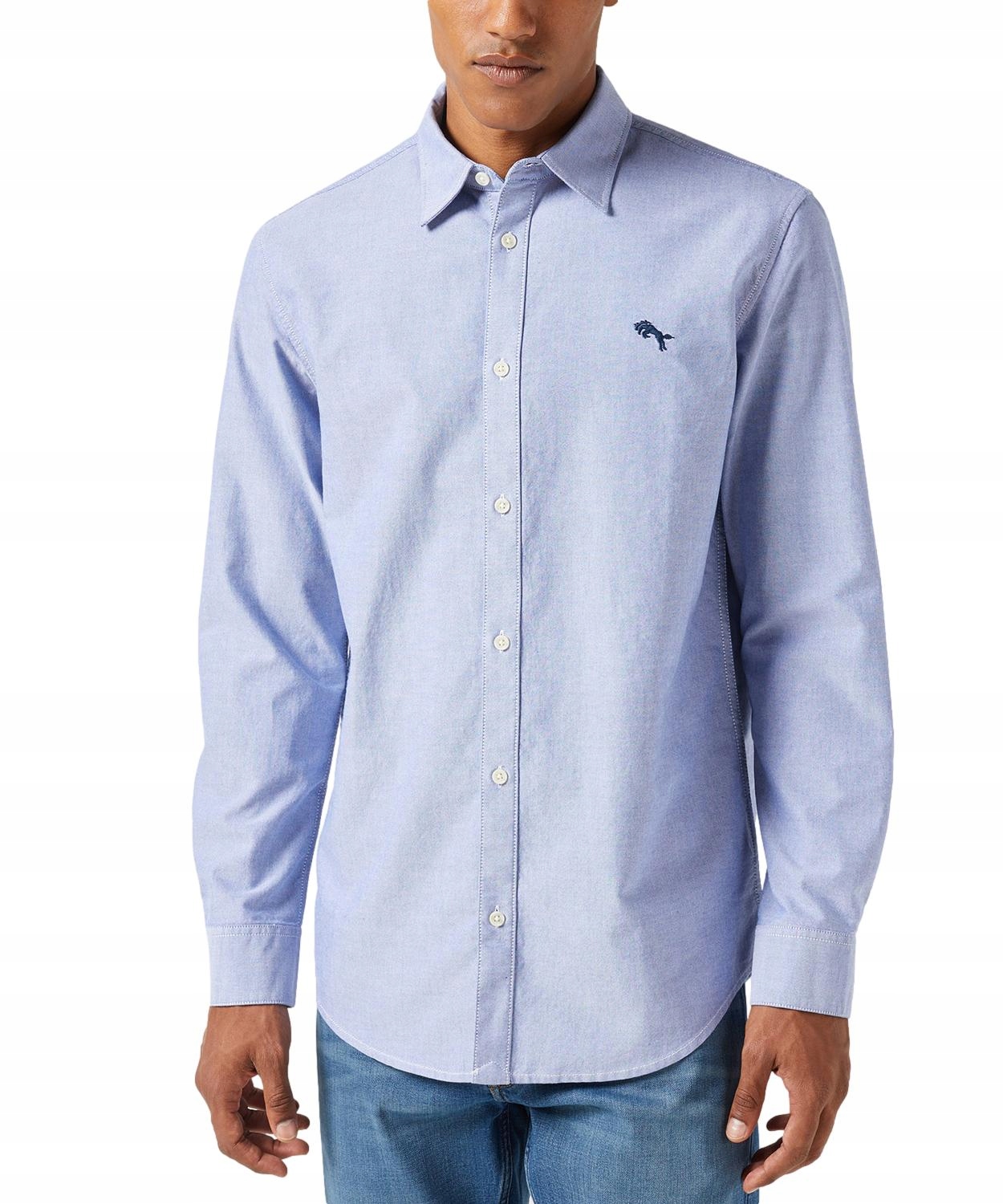Košile Wrangler Ls Shirt 112350481 Oxford Blue M