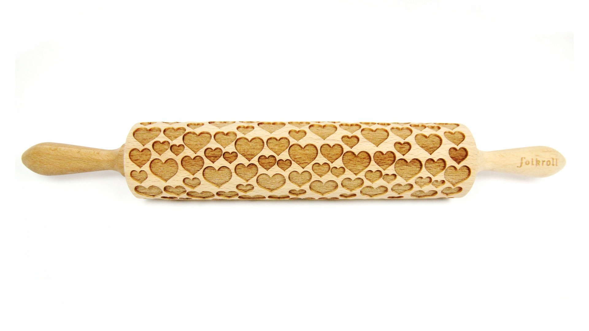 Wałek grawerowany wzór SERCA, duży