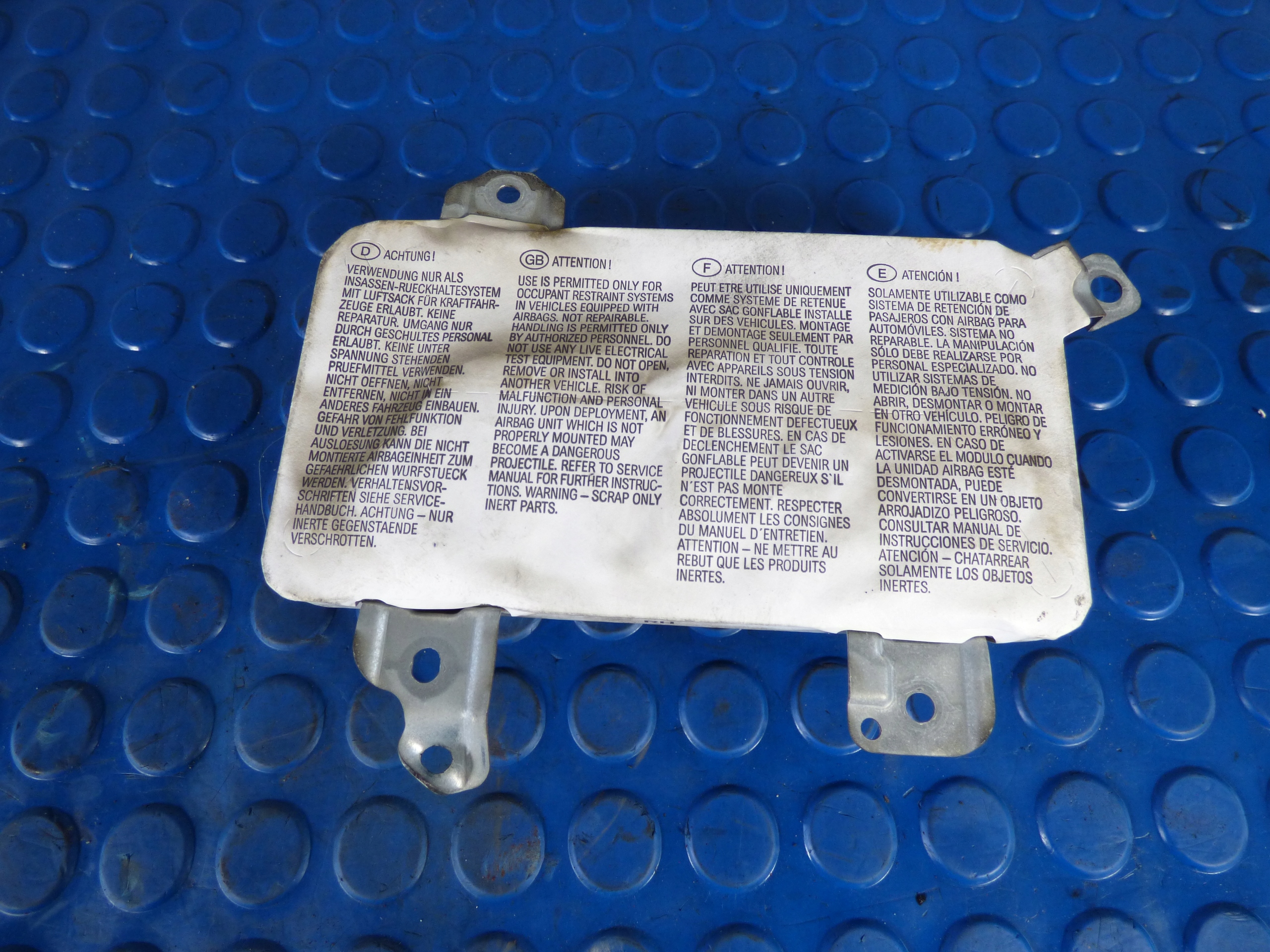 airbag airbag door right front BMW X3 E83