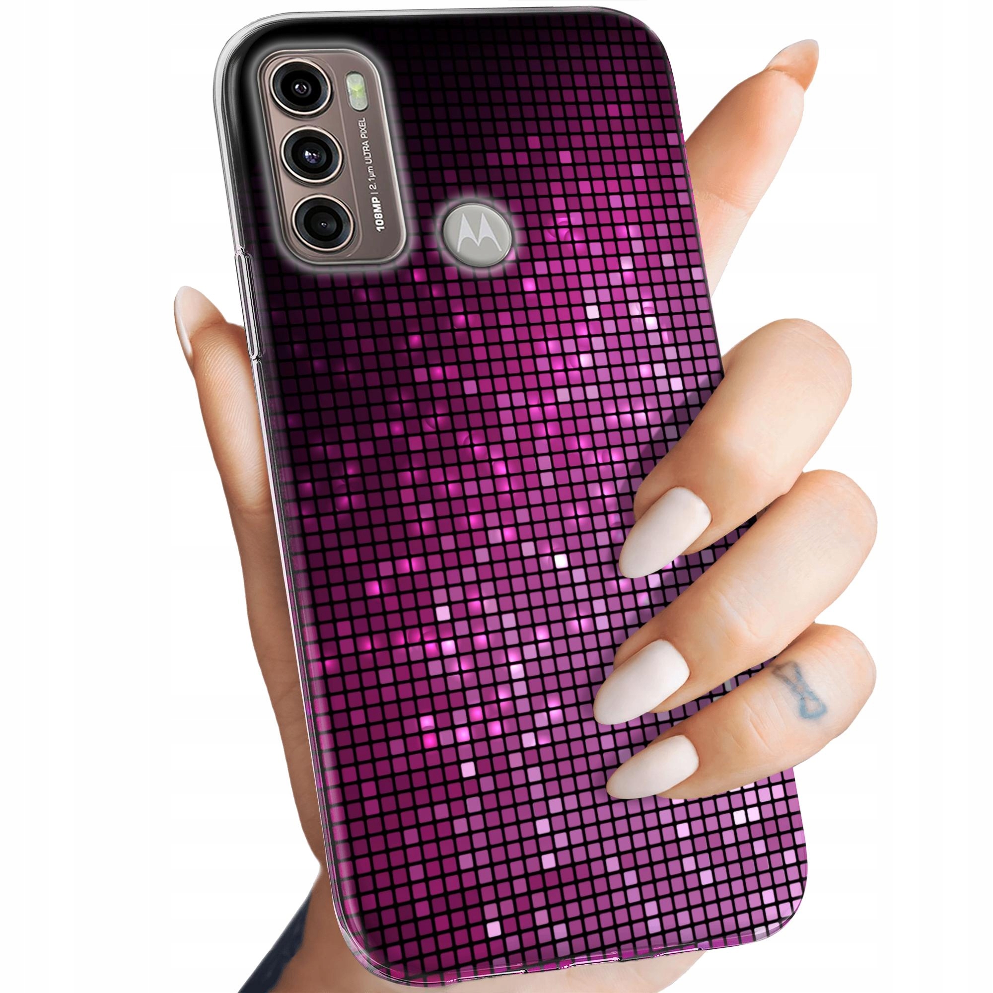 

Etui do Motorola Moto G60 Brokat Brokatowe