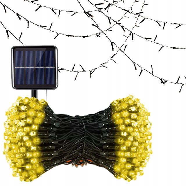 

Girlanda Solarna Lampki Ogrodowe 200 Led 20m