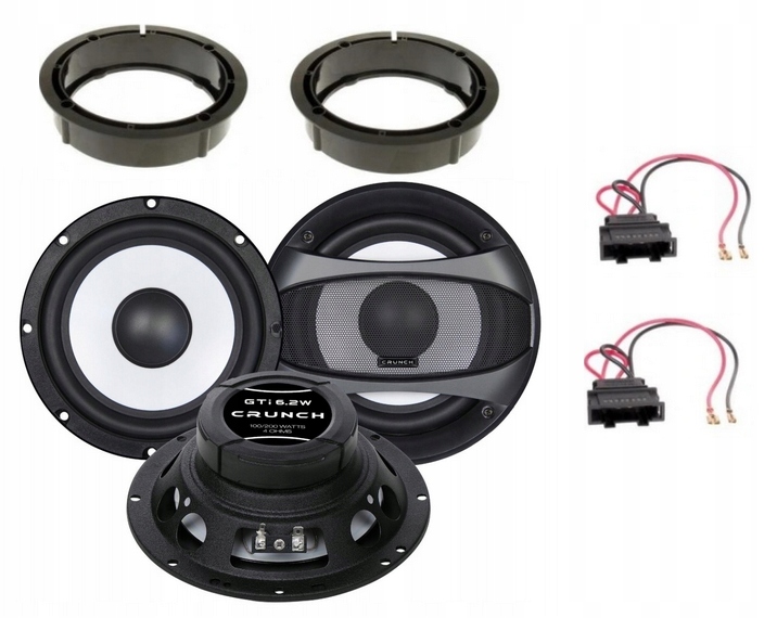 Reproduktory 165 mm 16,5 cm Vw Golf 4 5 6 Passat B5 B6 Polo 4 5 Crunch GTI6.2W