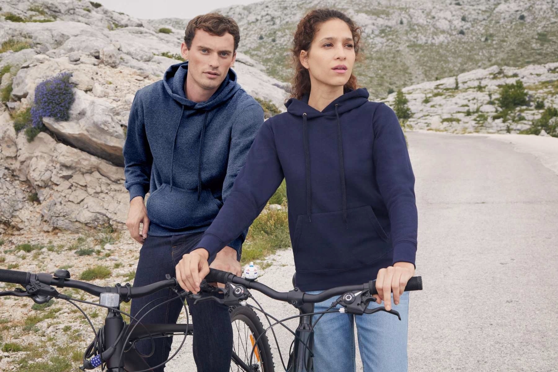 FRUIT OF THE LOOM LEKKA BLUZA Z KAPTUREM Black M Rozmiar M