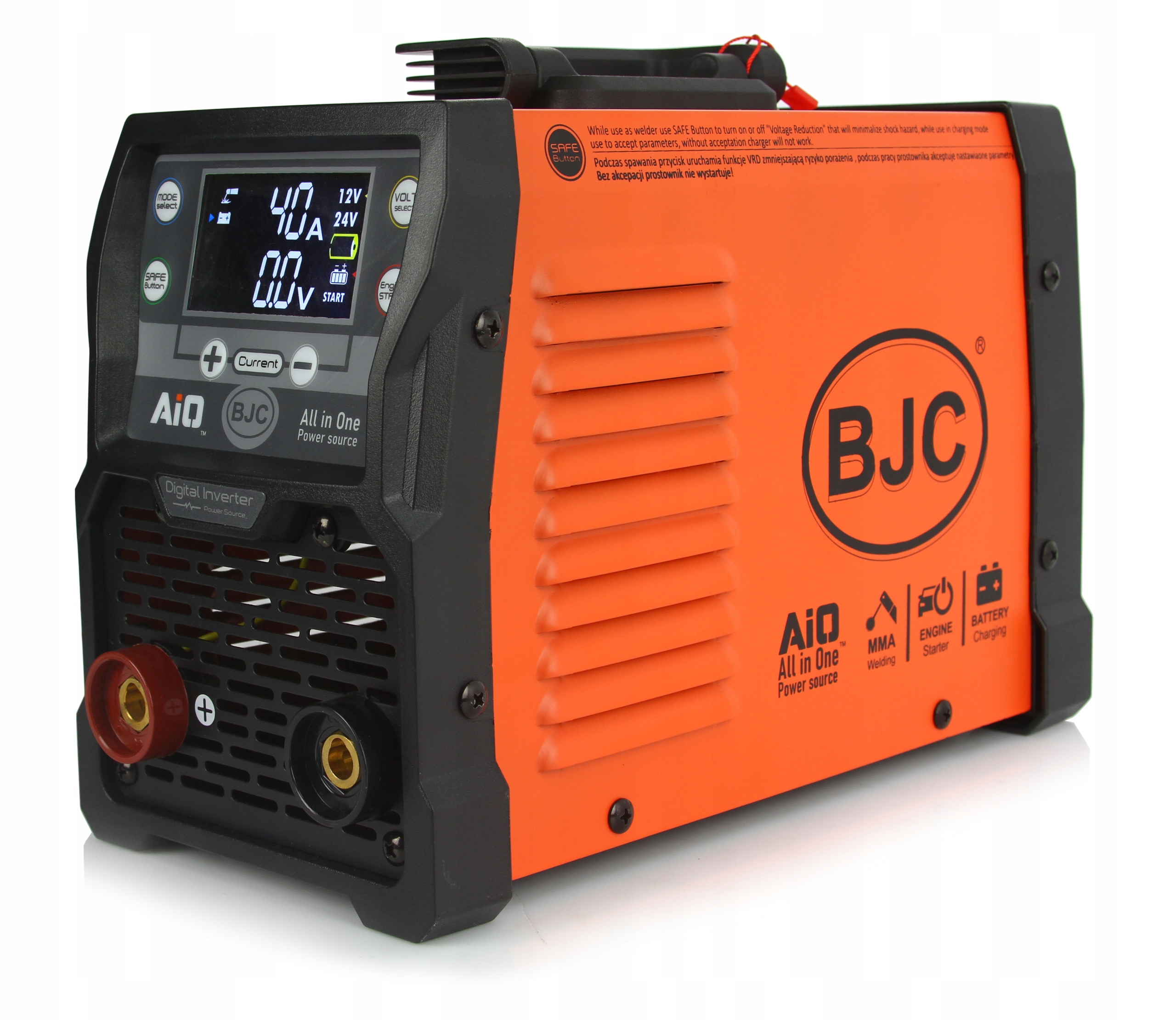 Prostownik + Rozruch + Spawarka INWERTEROWA BJC AiO + elektrody i kable Kod producenta M82499