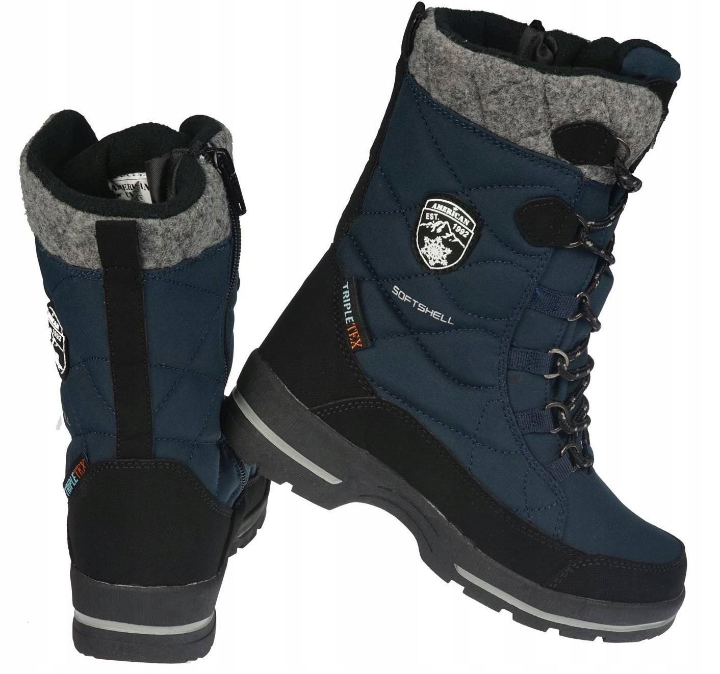 Buty zimowe dziecięce American Club SN-14NA
