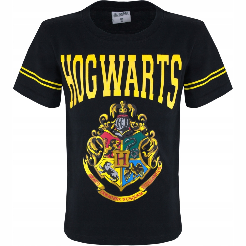 

Koszulka Harry Potter Hogwarts czarna 152
