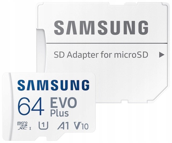 

Karta pamięci Samsung Evo+ 64GB microSD +Adapter