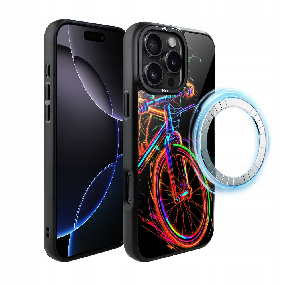 Pouzdro pro iPhone 16 Pro Max Ibizu DropGuard Matt s MagSafe, cyklistická vibrace