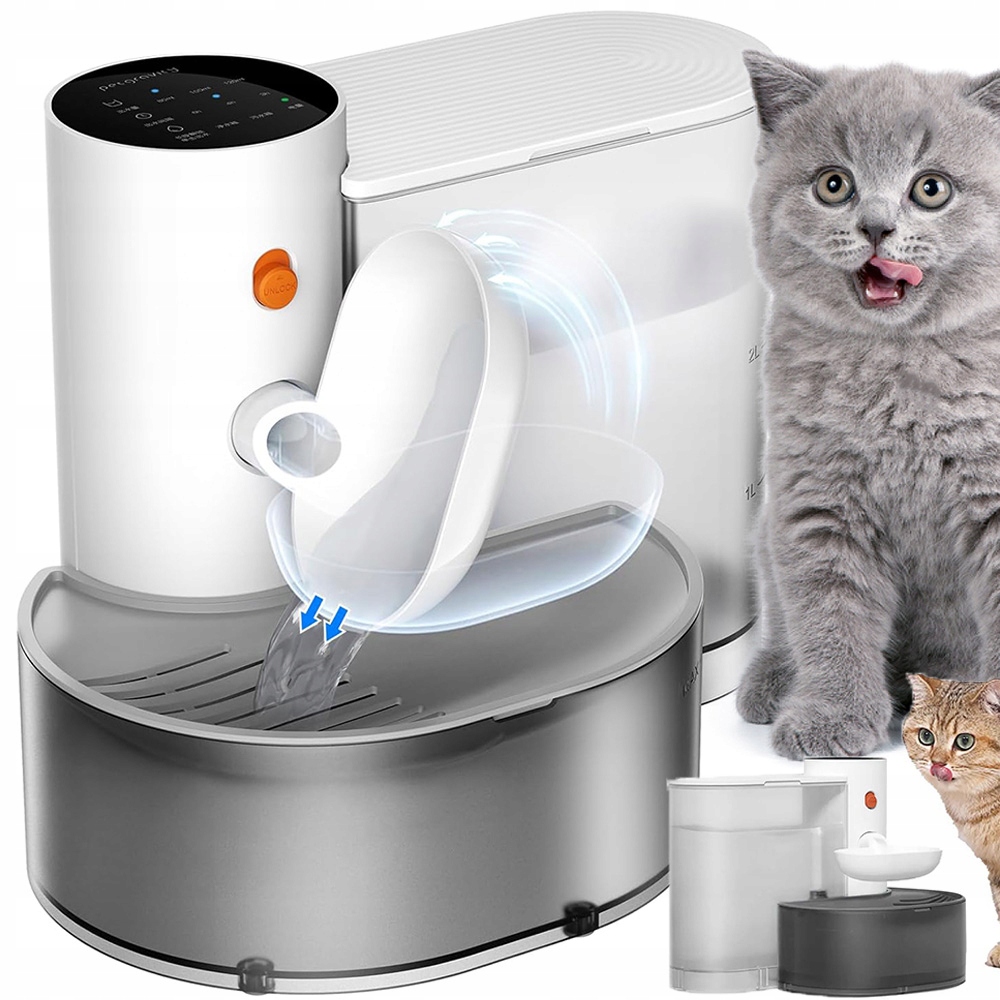 Automatické Krmítko Pro Kočky Pro Zvířata 3000 ML Fontána
