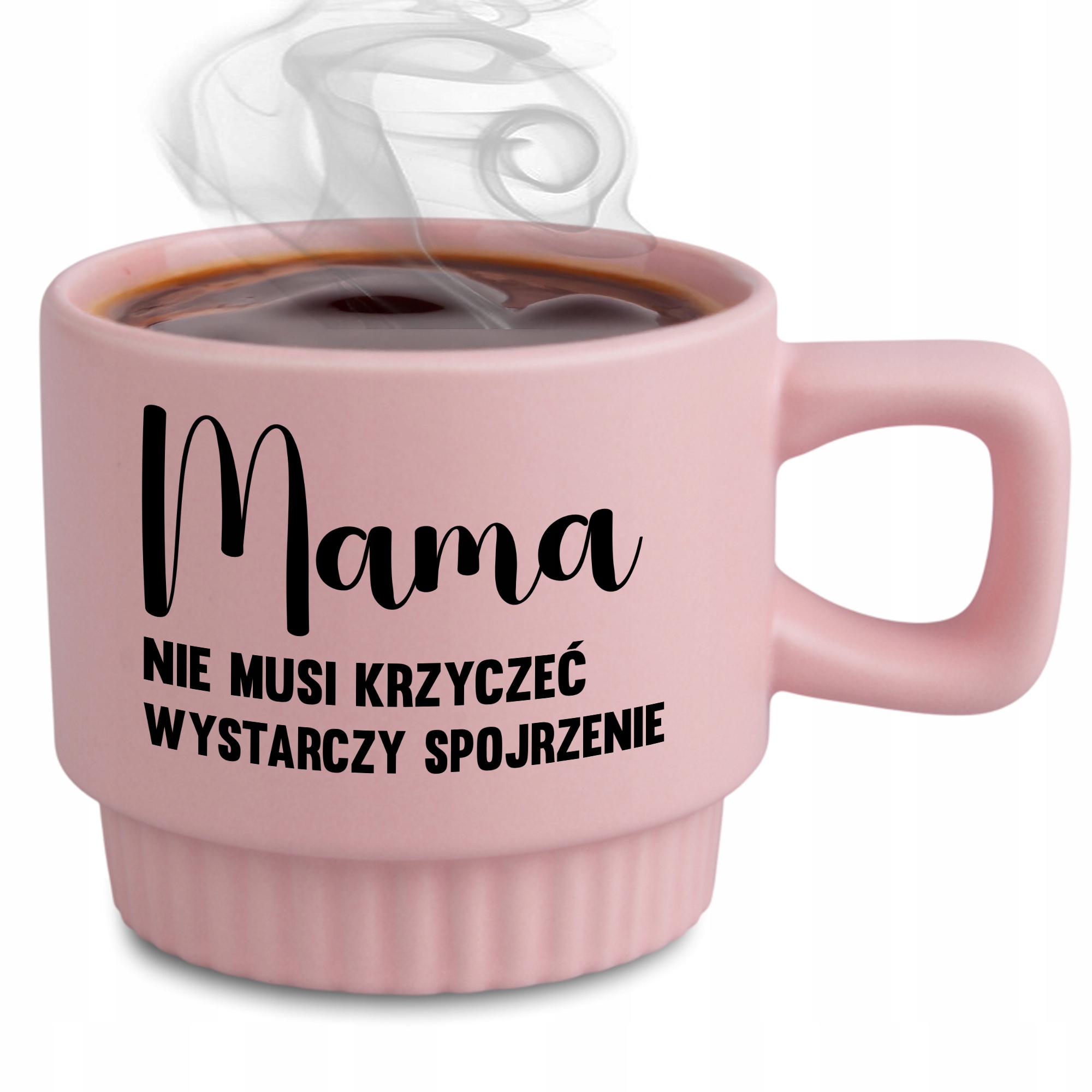 Ryhovaný Hrnček Ružový Ako Darček Pre Mamičku Na Deň Matiek Nemusí Kričať