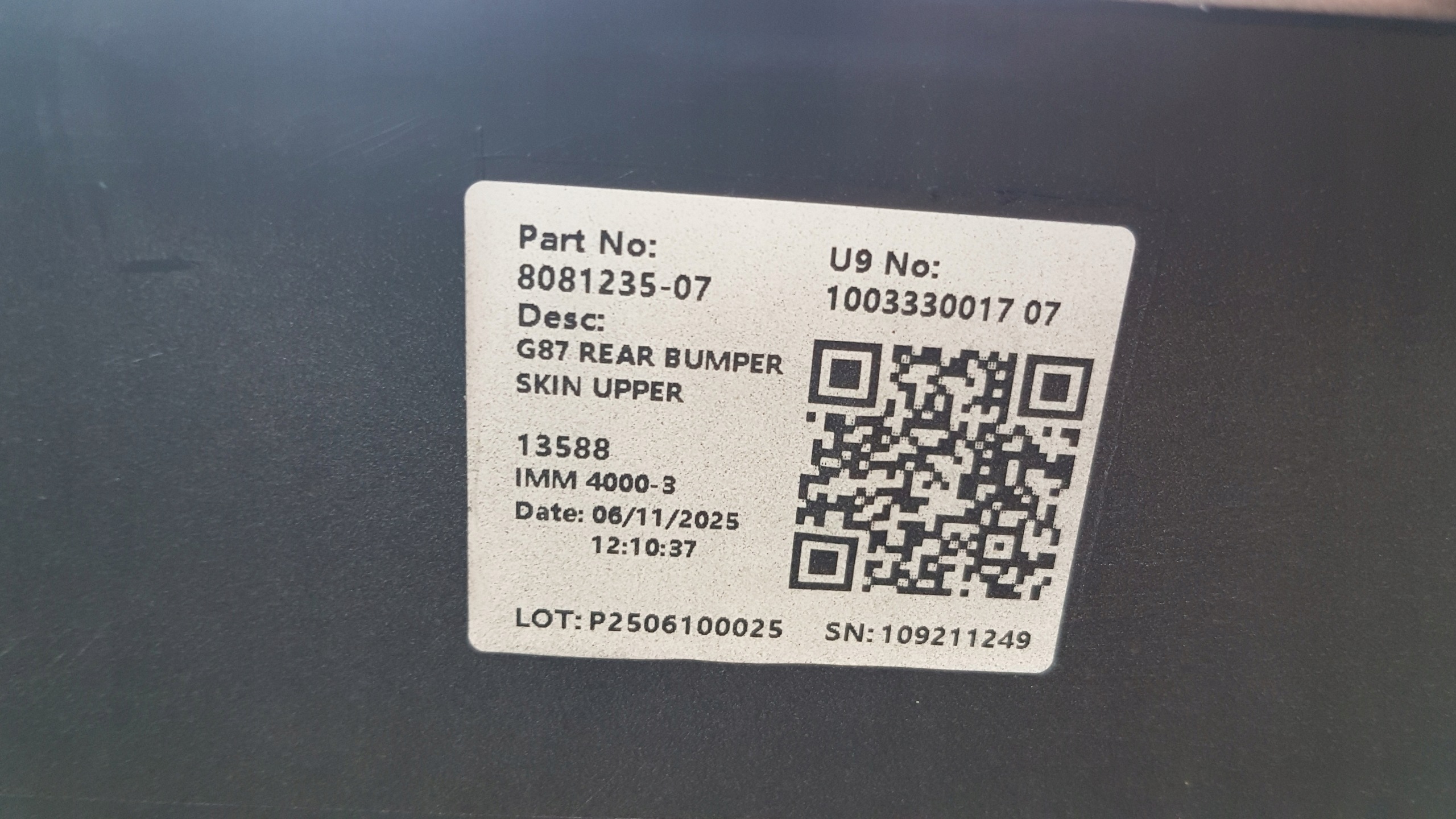 bumper rear BMW M2 G87 8081235