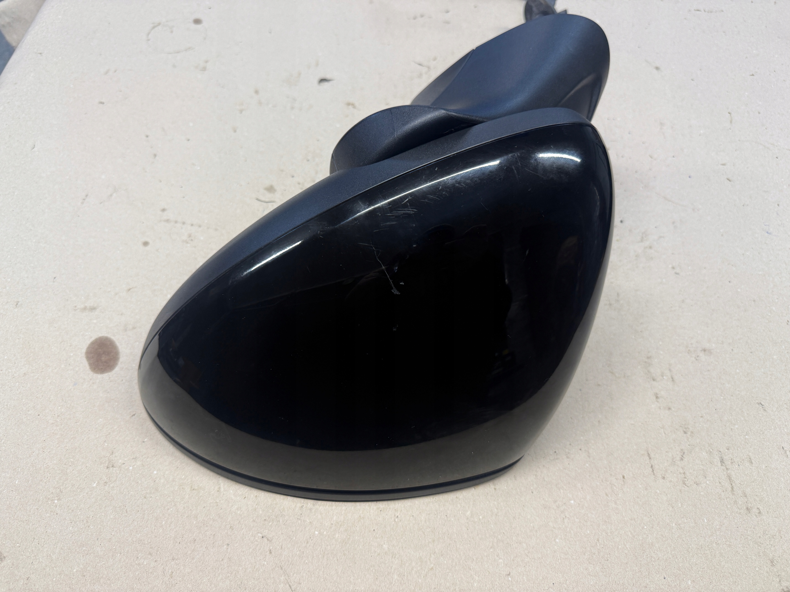 PORSCHE CAYENNE II 7P5 mirror exterior left 12 PIN EUROPA black,