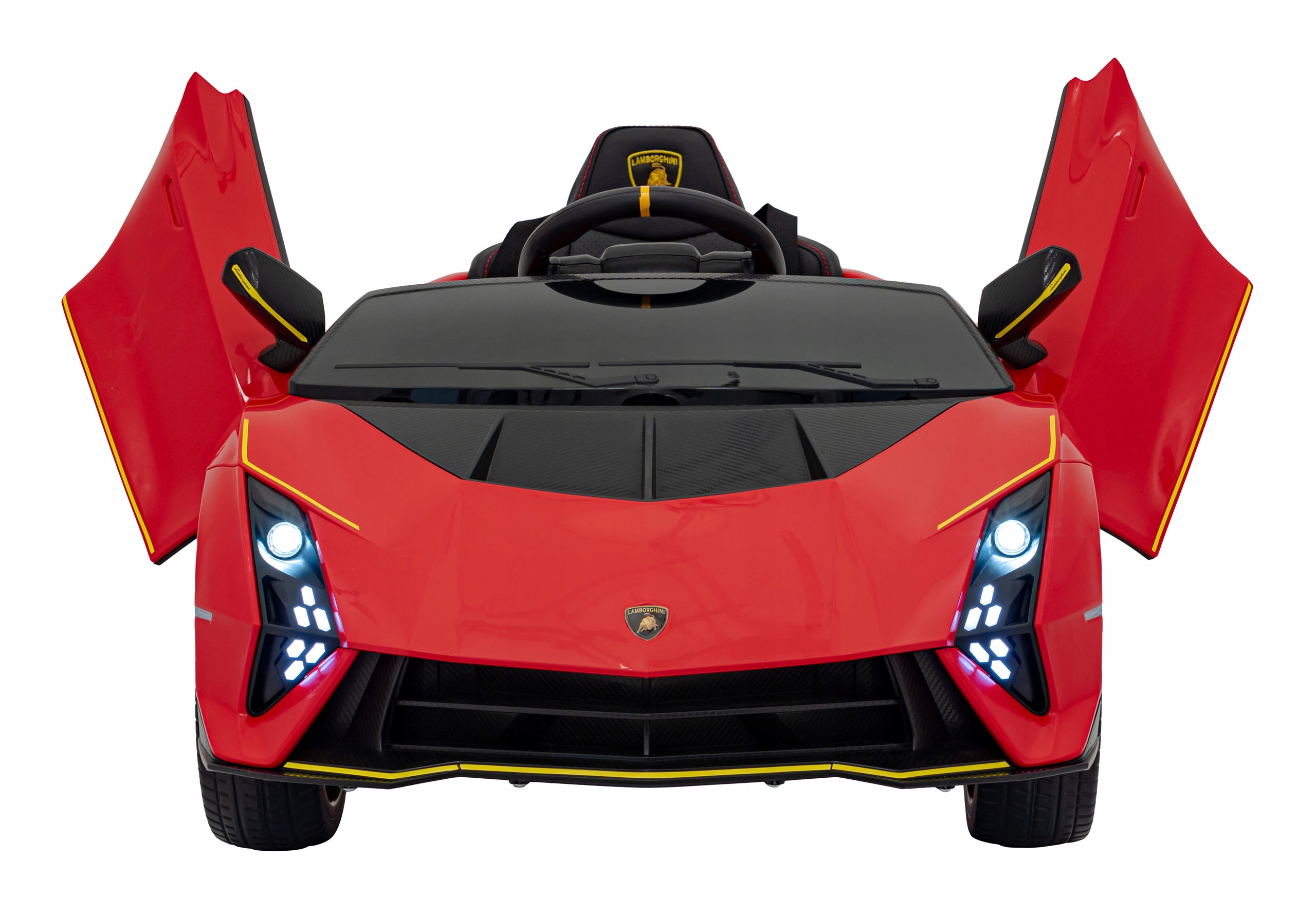Lamborghini Invencible 12V z pilotem Czerwony auto dla dzieci na akumulator