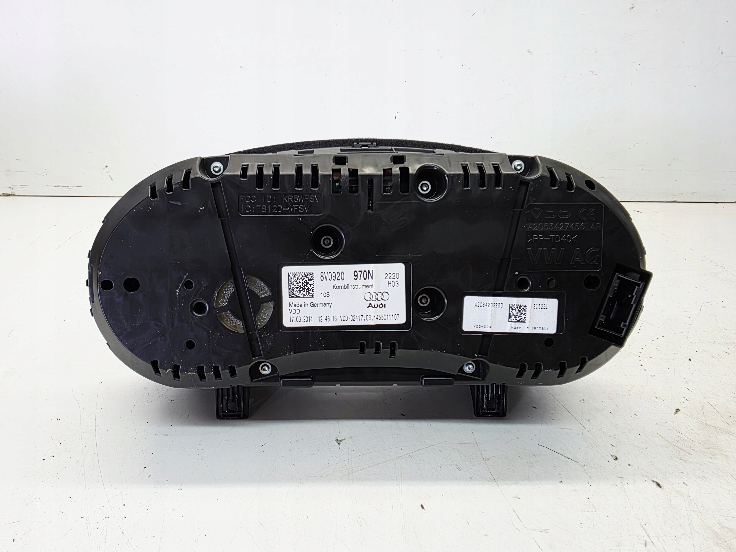 dials dials display AUDI A3 8V 1.6 TDI 8V0920970N UK