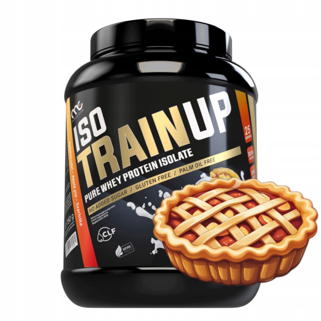 Muscle Clinic Iso Train Up 1800 g Wpi proteinový izolát jablečný koláč