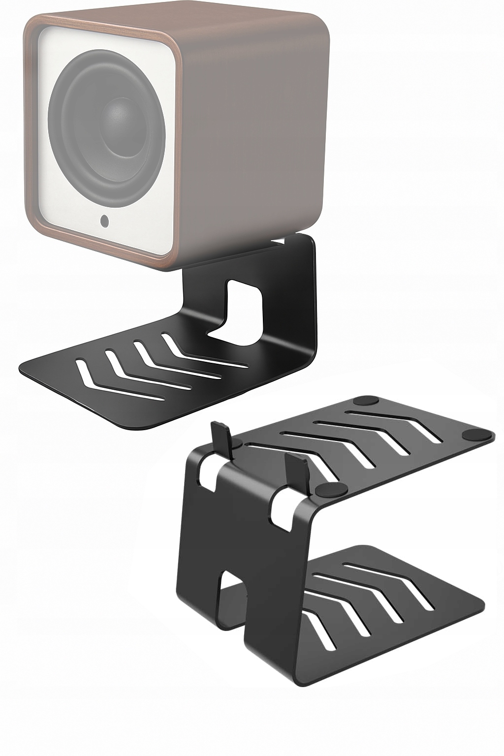 Suptek kovový stojan na stolní reproduktory