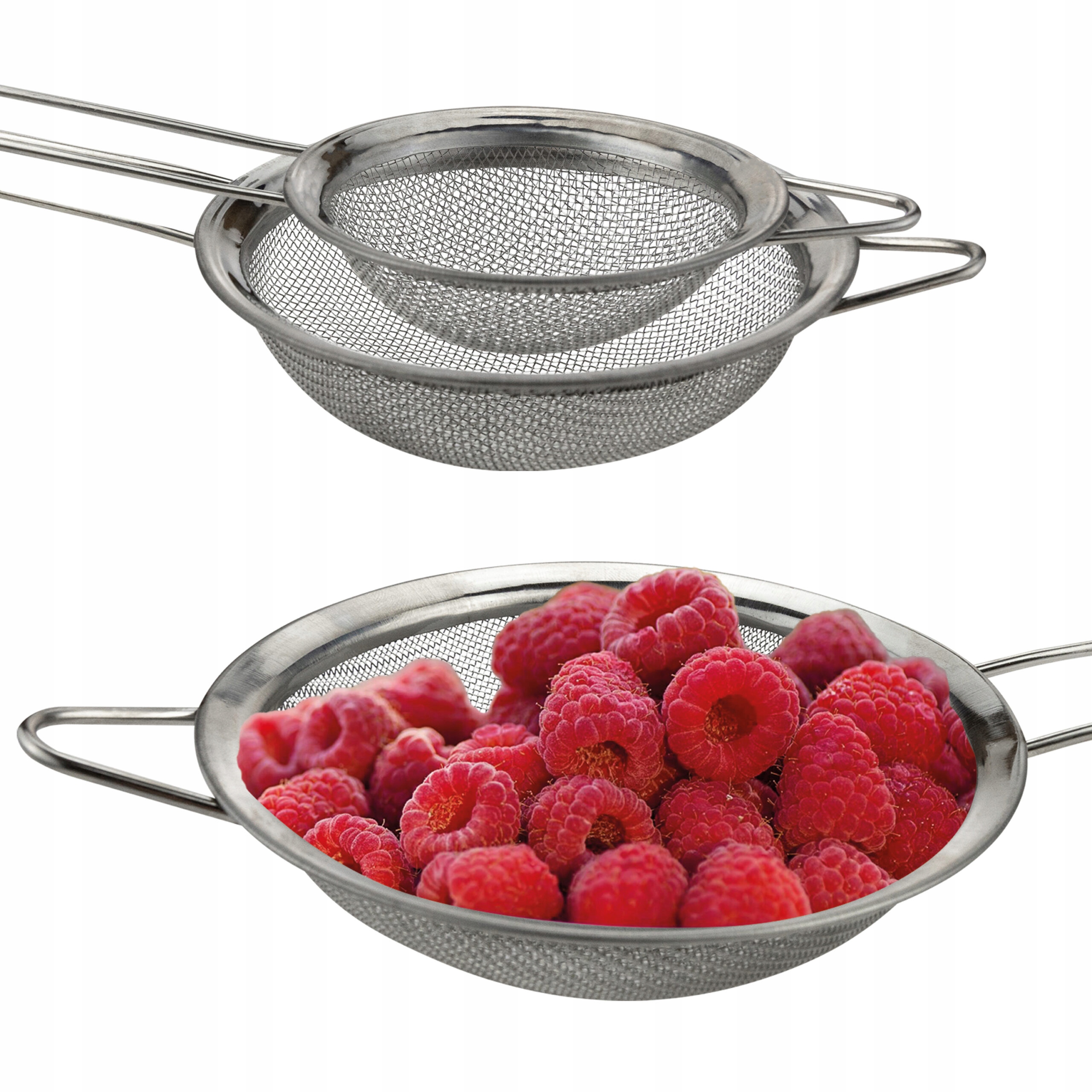 

Sitka Sitko Kuchenne Cedzak Durszlak Stalowy 3szt