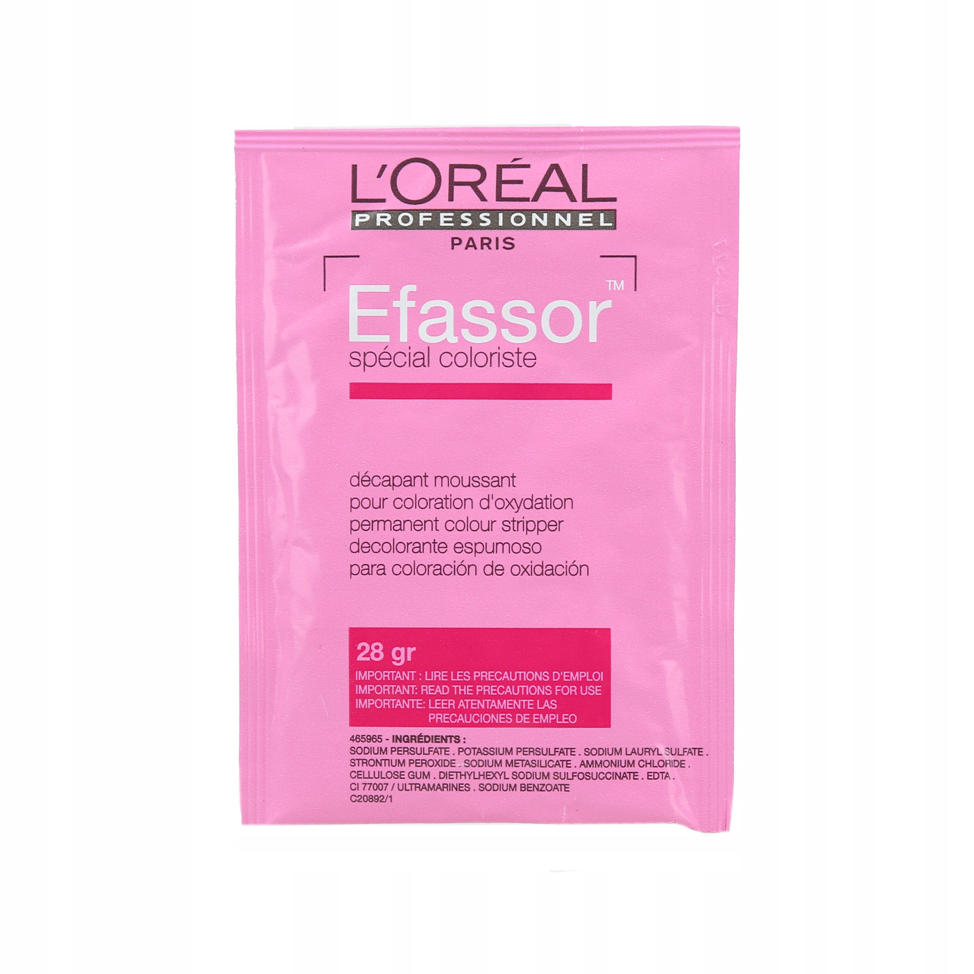 

Loreal Efassor Rozjaśniacz Do Włosów 28g Saszetka