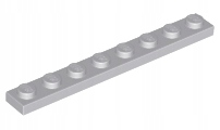 

Lego 3460 Płytka 1x8 szara jasna Nowa (1g)