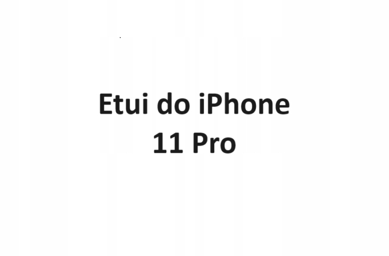 Etui Apple Silicone Case iPhone 11 Pro