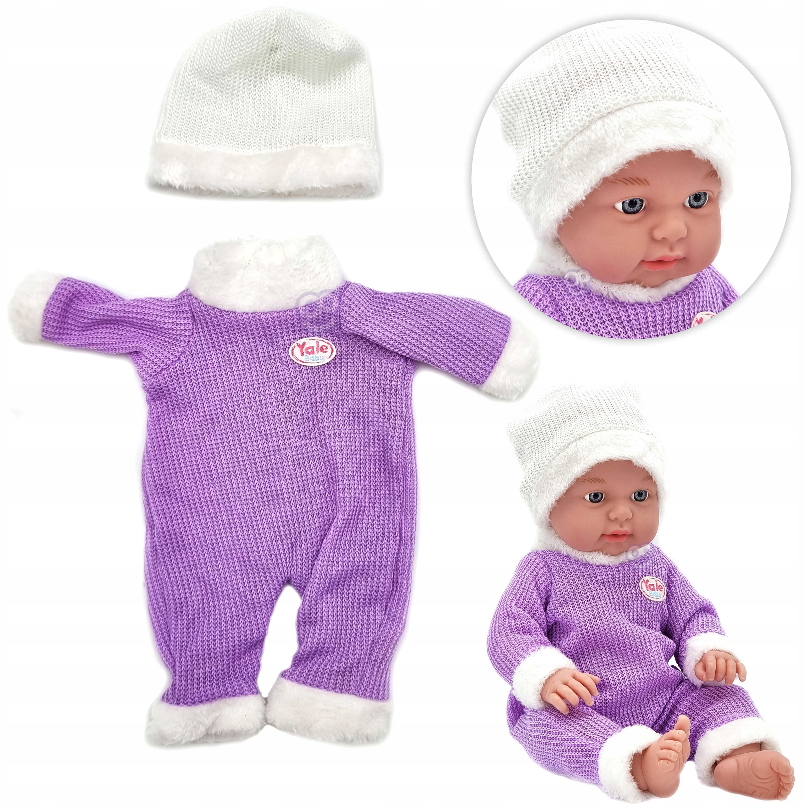 

Ubranko Dla Lalki Zestaw Pajacyk Czapk 43cm Woopie