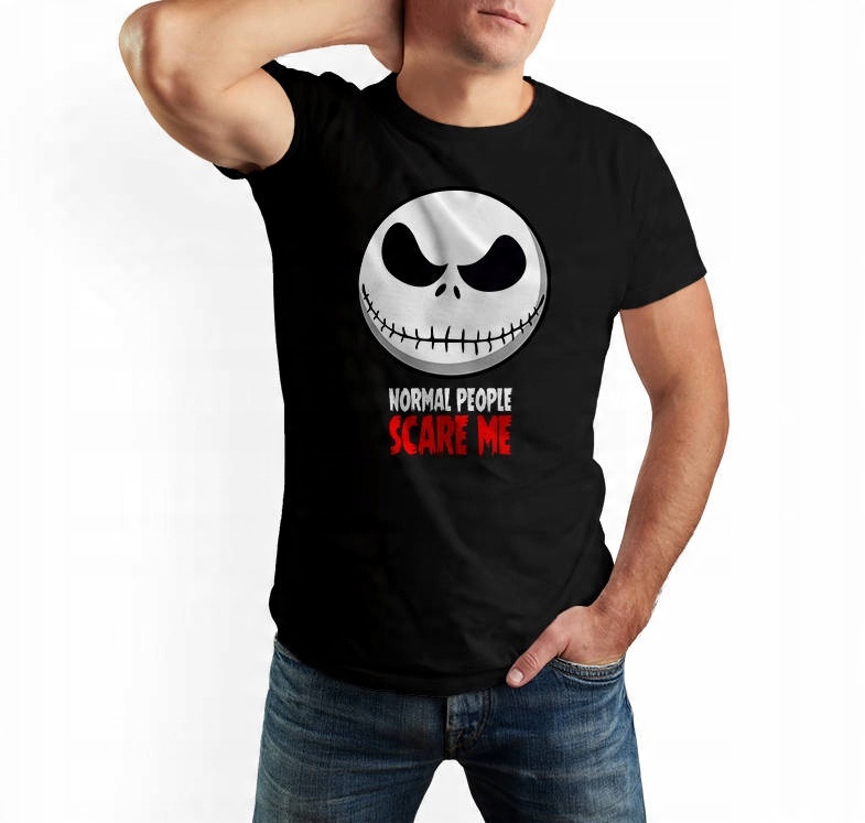 

T-shirt męski Normal People Scare Me Xs