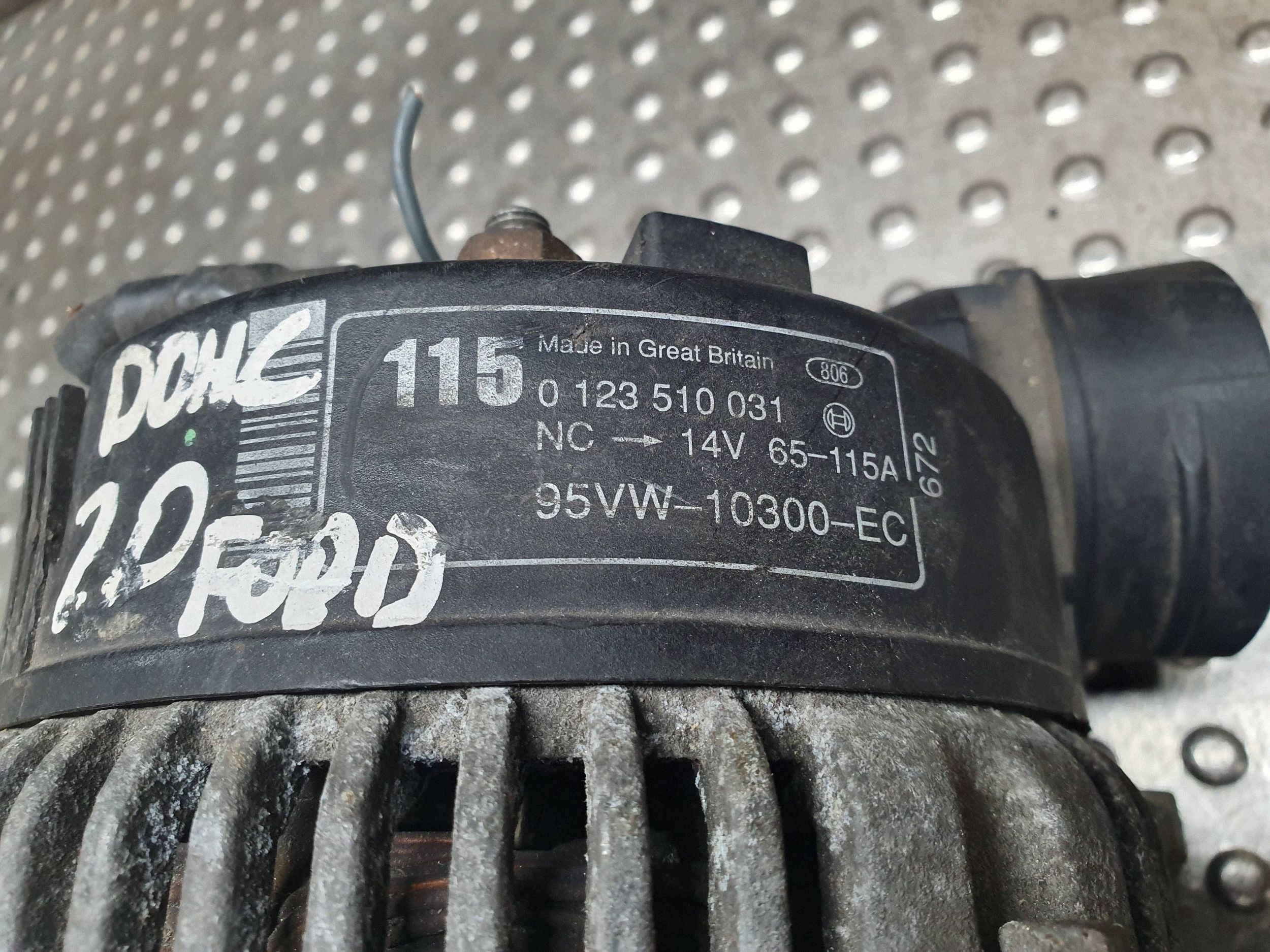 ALTERNATOR 115A 95VW-10300-EC FORD GALAXY MK1 2.0 2.3B
