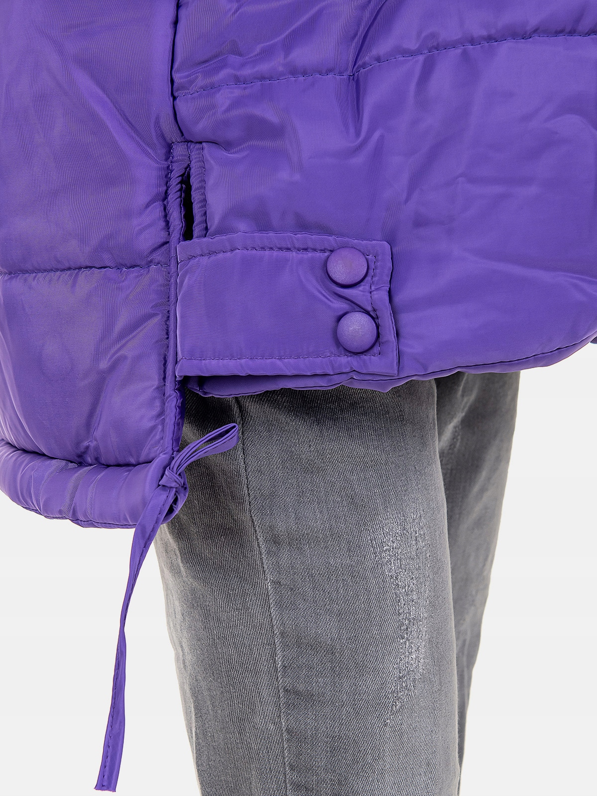 BEZRĘKAWNIK PIKOWANY Z KAPTUREM KAMIZELKA 146 Płeć dziewczynki