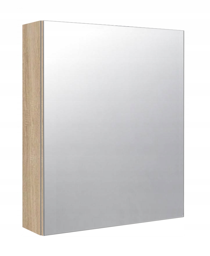 Koupelnová skříňka se zrcadlem dub sonoma 50x60 cm koupelna