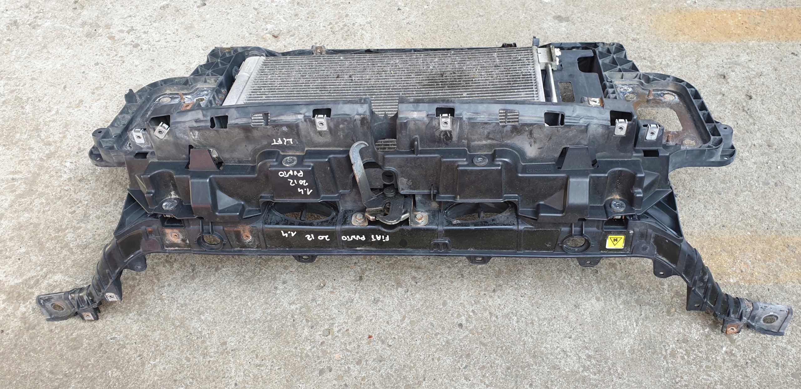 support panel for radiators pillar FIAT PUNTO EVO 1.4 1.2 09