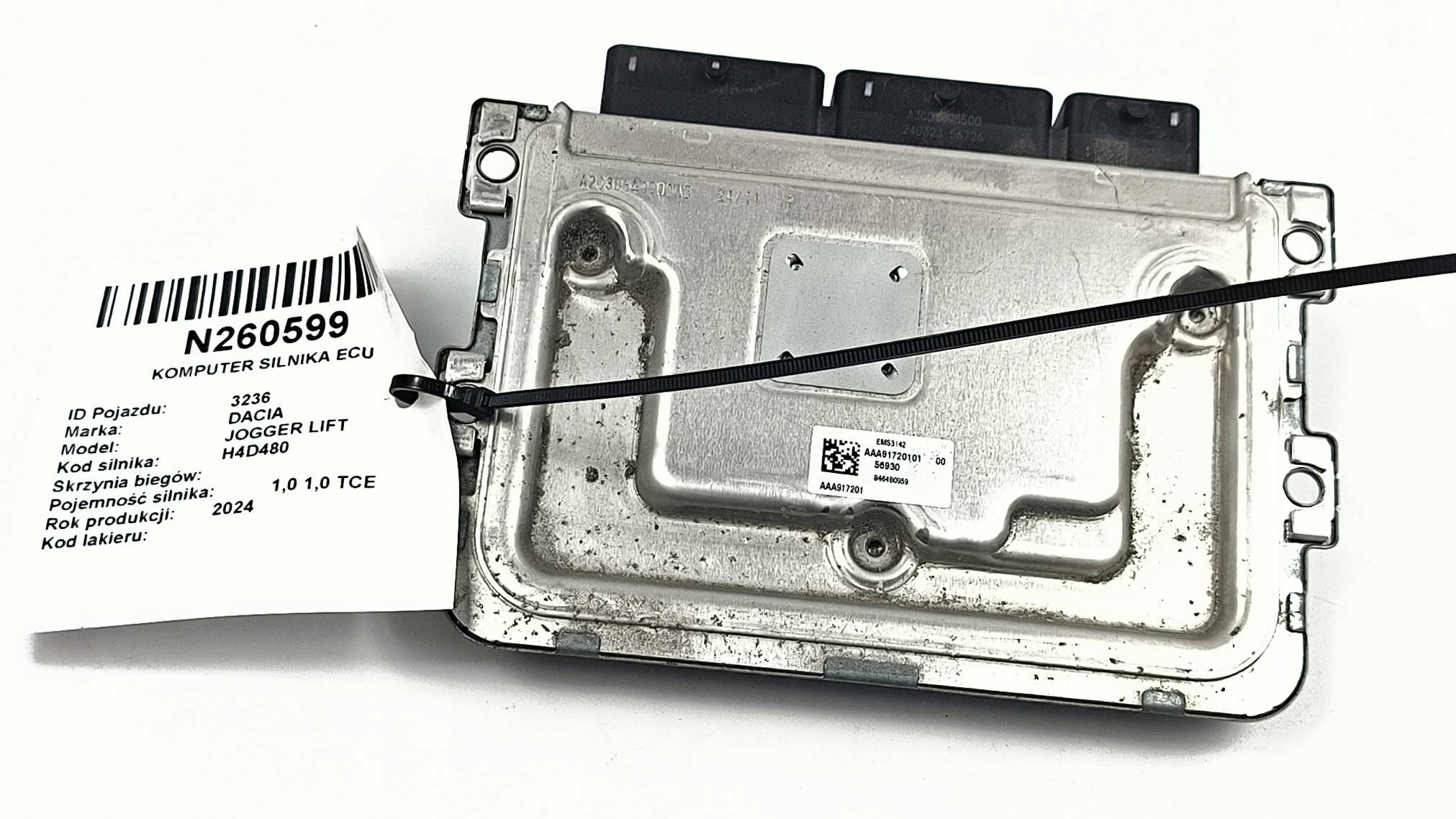 computer Motore ECU 237100773V 1.0 TCE DACIA JOGGER LIFT