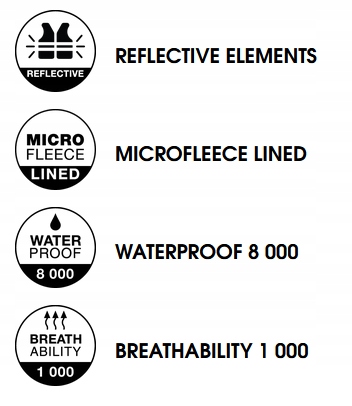HI-TEC KURTKA MĘSKA WIATRÓWKA PRZECIWDESZCZOWA M Kaptur z kapturem