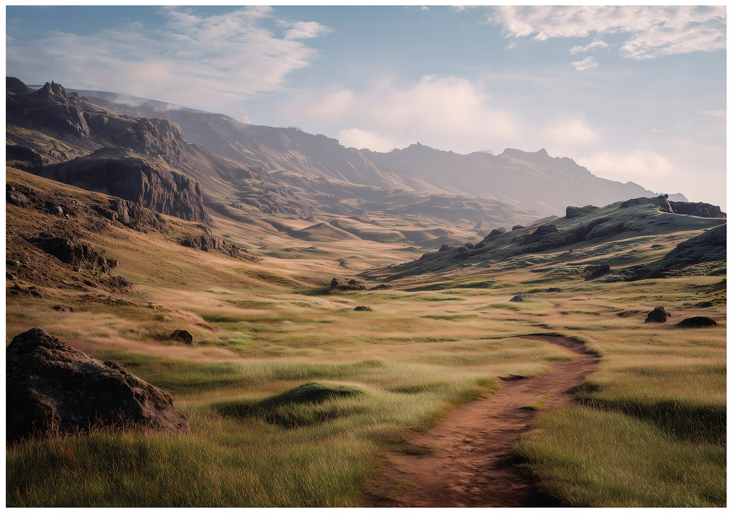 Fototapeta Krajina Zelené Pole Pohled Příroda Nebe Kopec 400x280