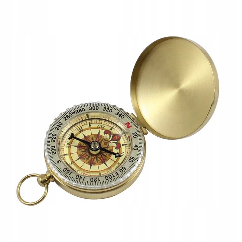 Kieszonkowy Kompas Mapowy Busola Comet Survival Vintage Mapowy Turystyczny