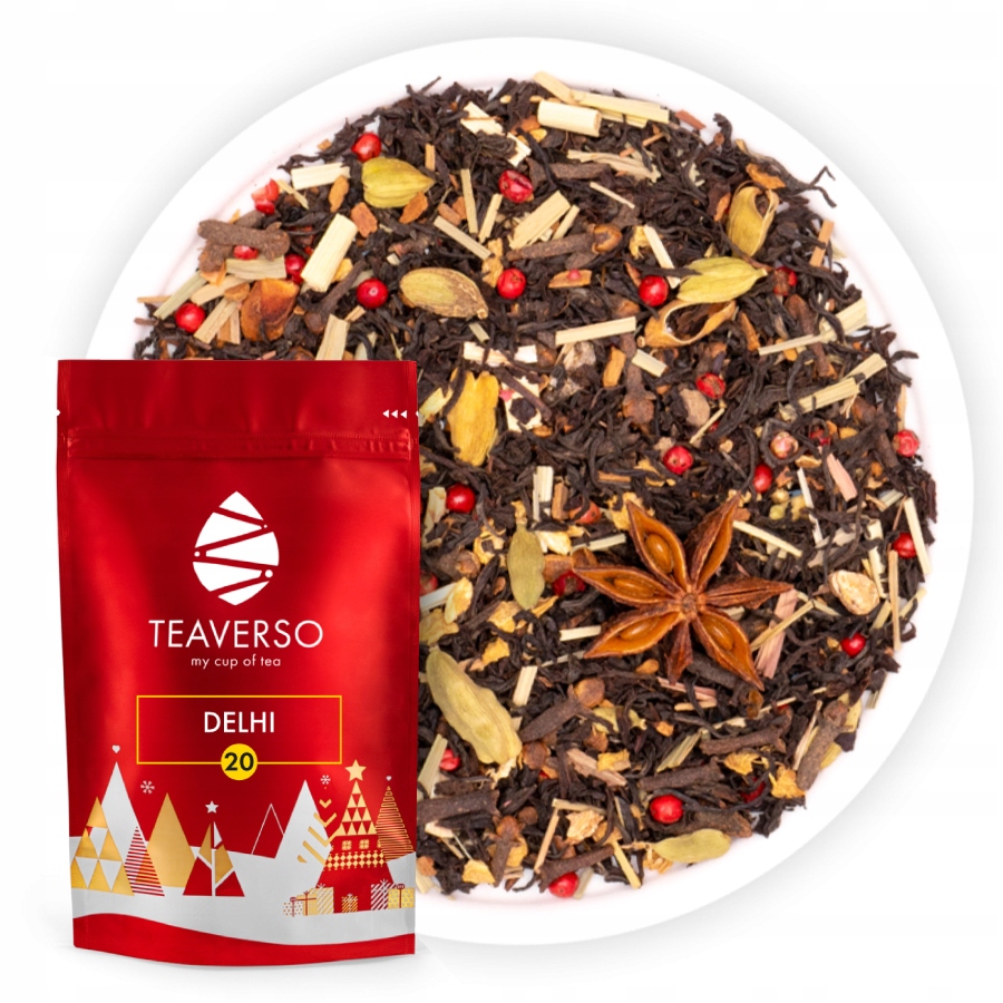 Levně Vánoční Čaj Černý Teaverso Delhi 50 g