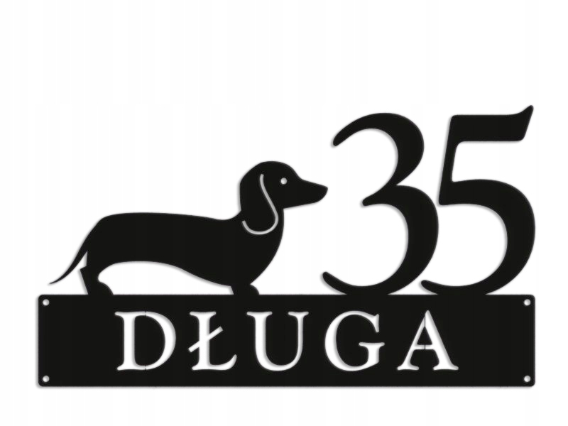 Číslo Na Dom 60 cm Tabuľa Adresa Oceľ 2 mm Dlhá