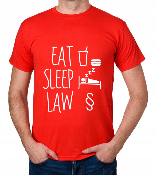 

koszulka Eat Sleep Law prezent