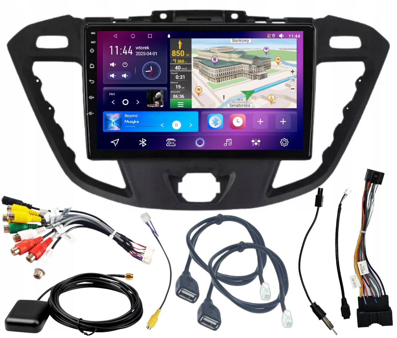 Autorádio Android Ford Transit Custom 2012-21 Android 4GB 64GB