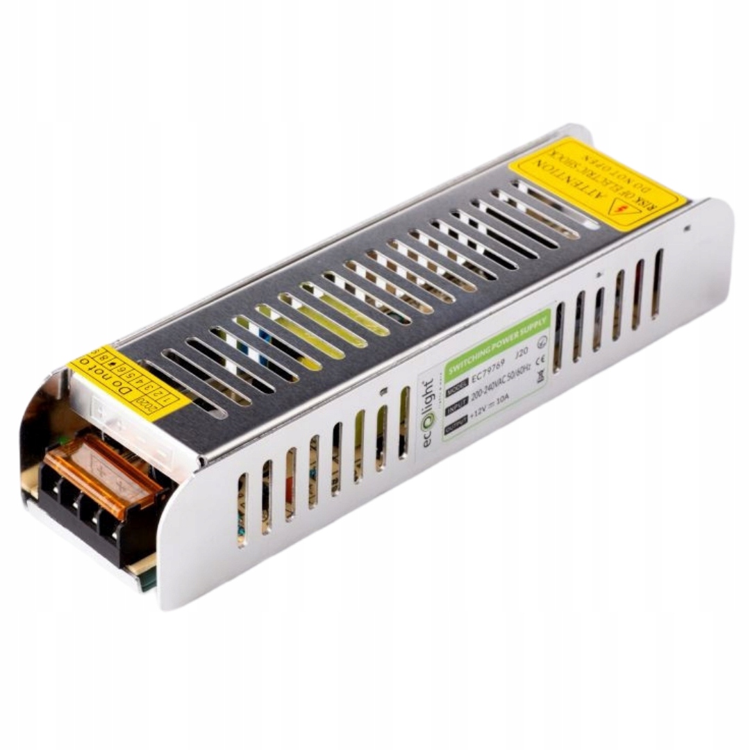 

Zasilacz Led Slim Modułowy 500W 12V 40A