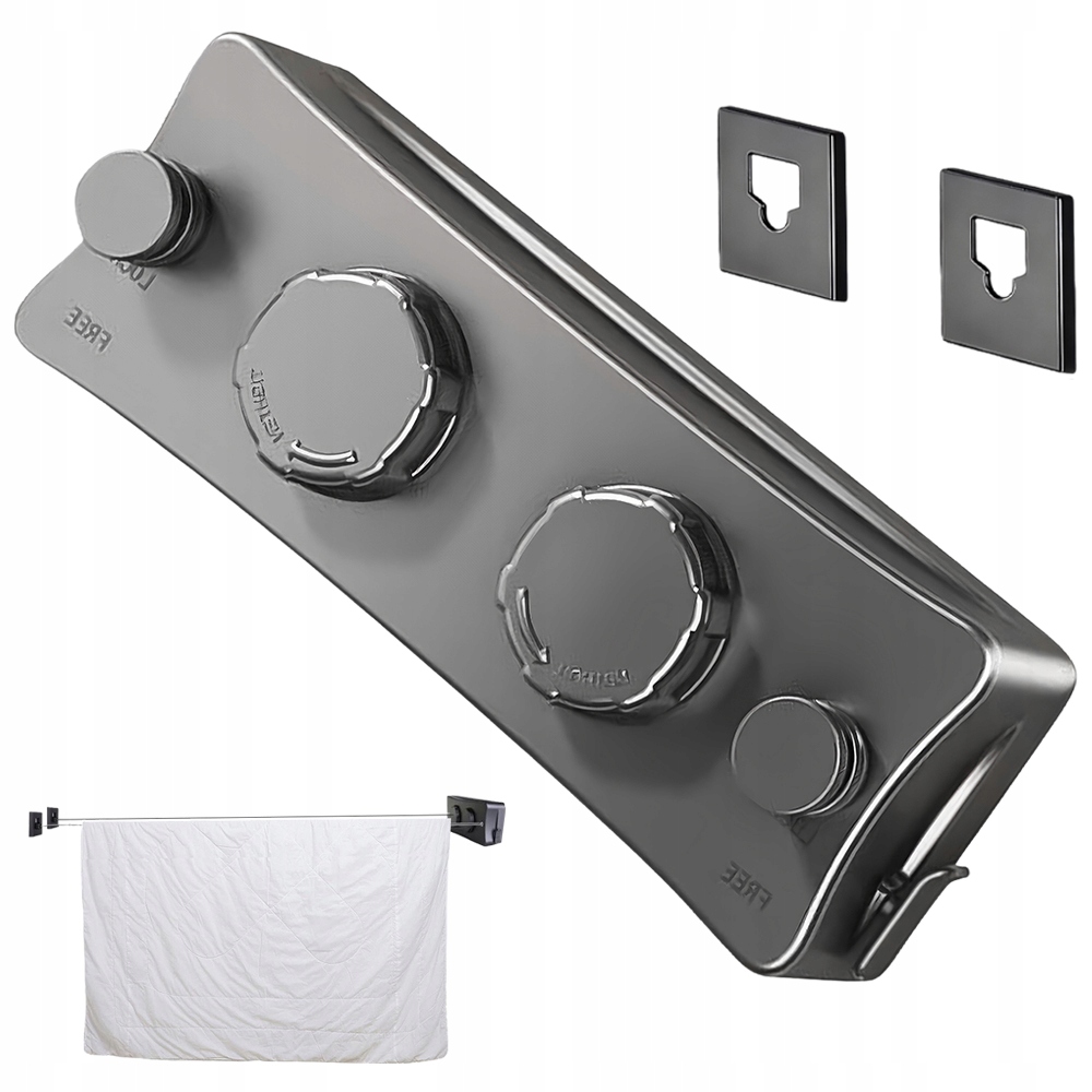 Levně Výsuvný Sušák Na Prádlo 5.1 M, Výsuvný A Bezvrtací, Neviditelný