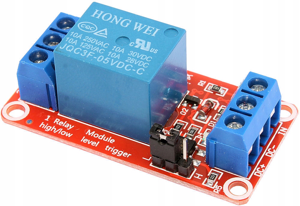

Przekaźnik 1 Kanałowy Wysoki/Niski H/l 5V Arduino