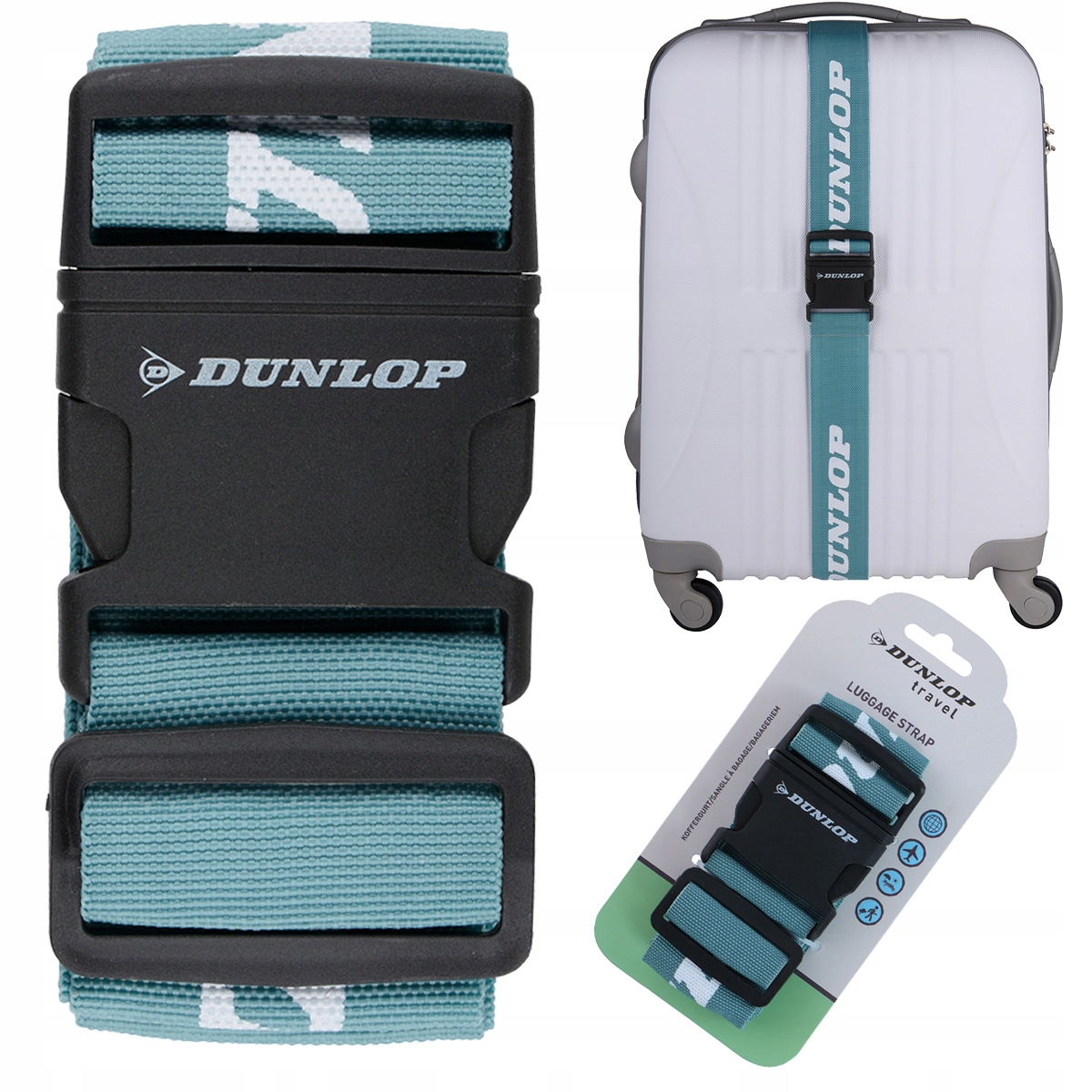 Pas Bagażowy Do Walizki Zabezpieczający 180cm Dunlop