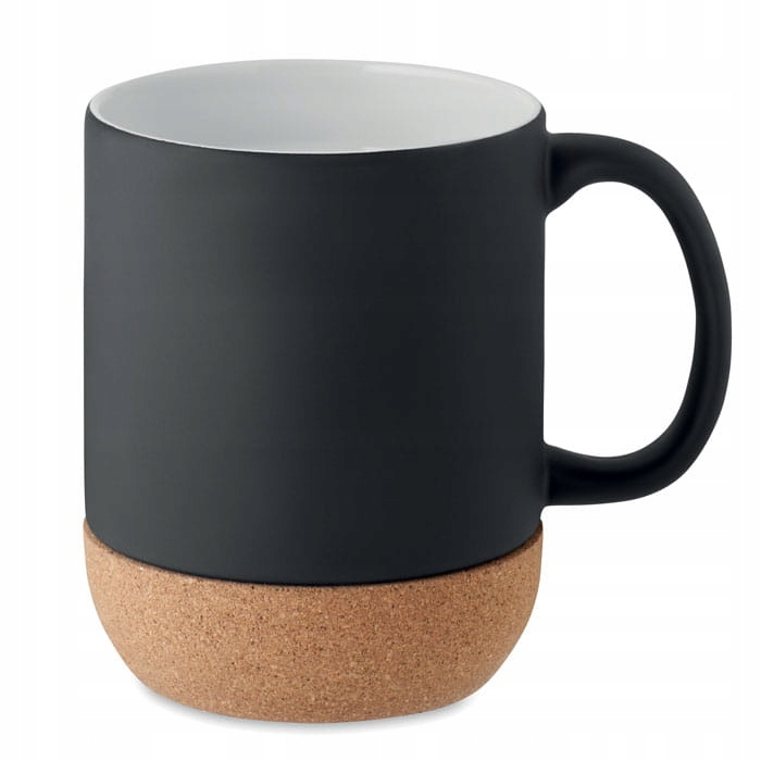 

Kubek Ceramiczny Czarny mat 300ml Korkowa Podstawa