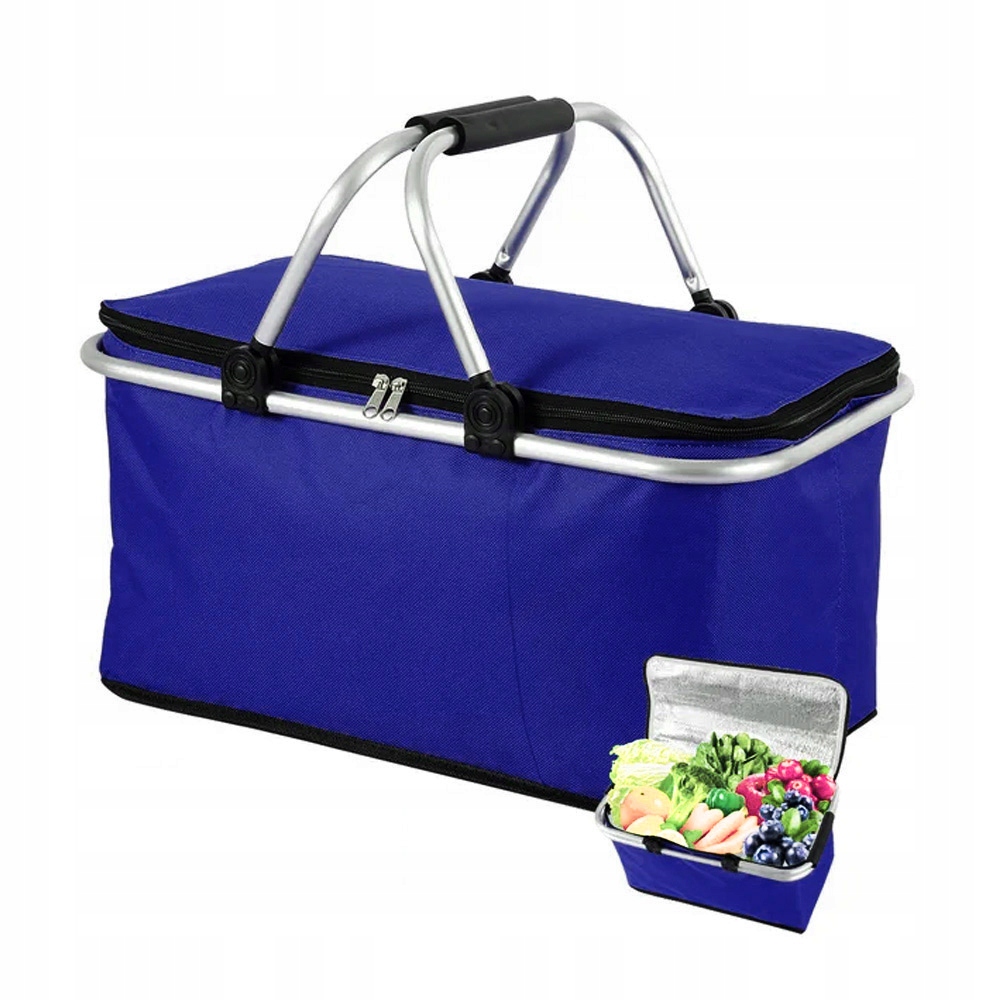 TERMICZNY KOSZYK PIKNIKOWY SKŁADANY KOSZ NA ZAKUPY