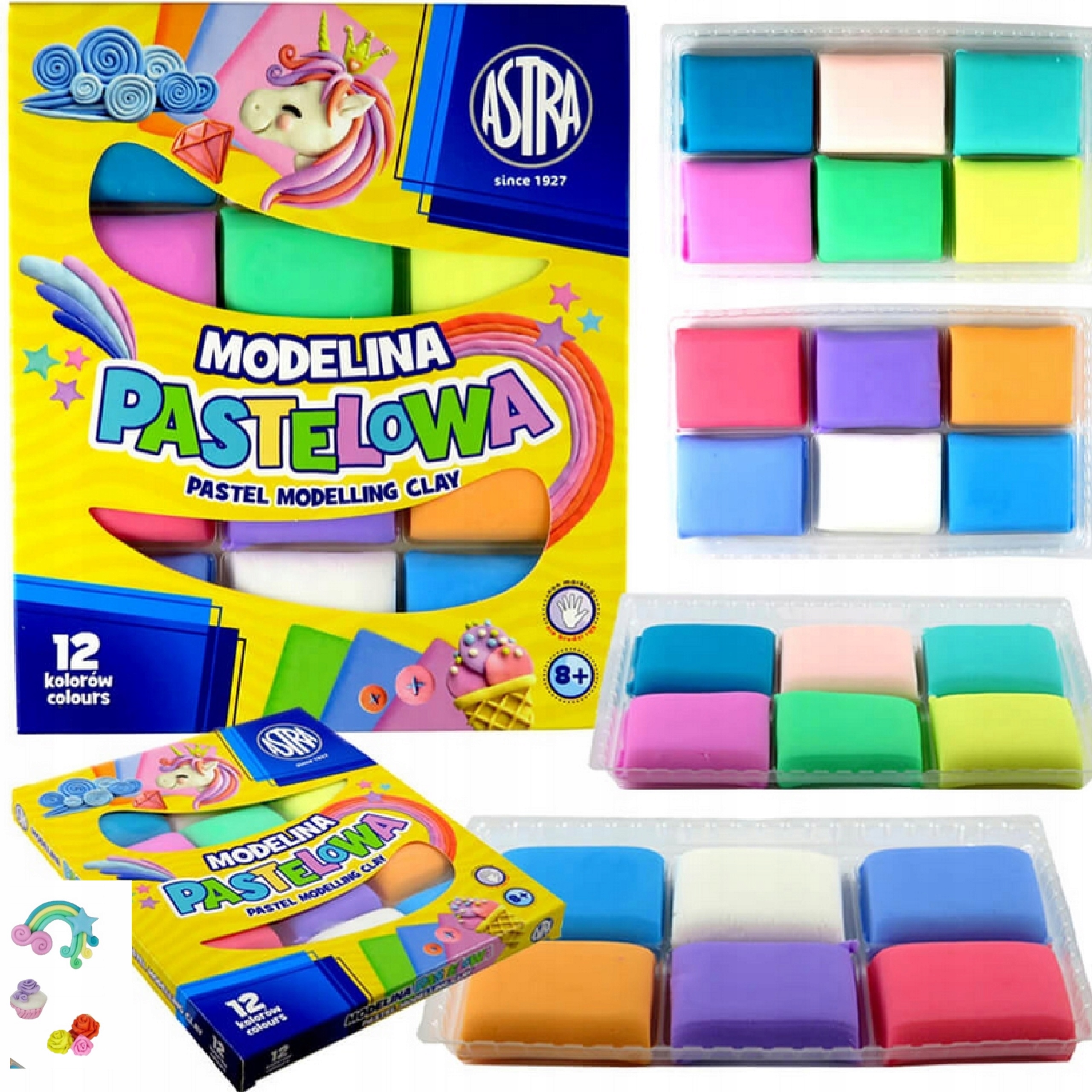 

Astra Modelina Modeliny Pastelowa 12 Kol.