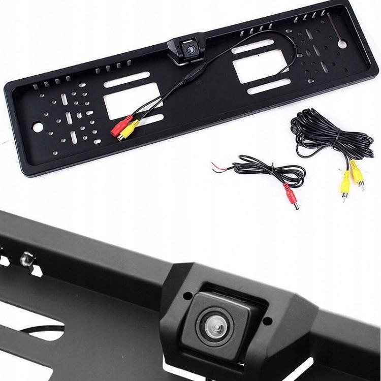 KAMERA COFANIA W RAMCE TABLICY REJESTRACYJNEJ HD Napięcie zasilania kamery 12 V