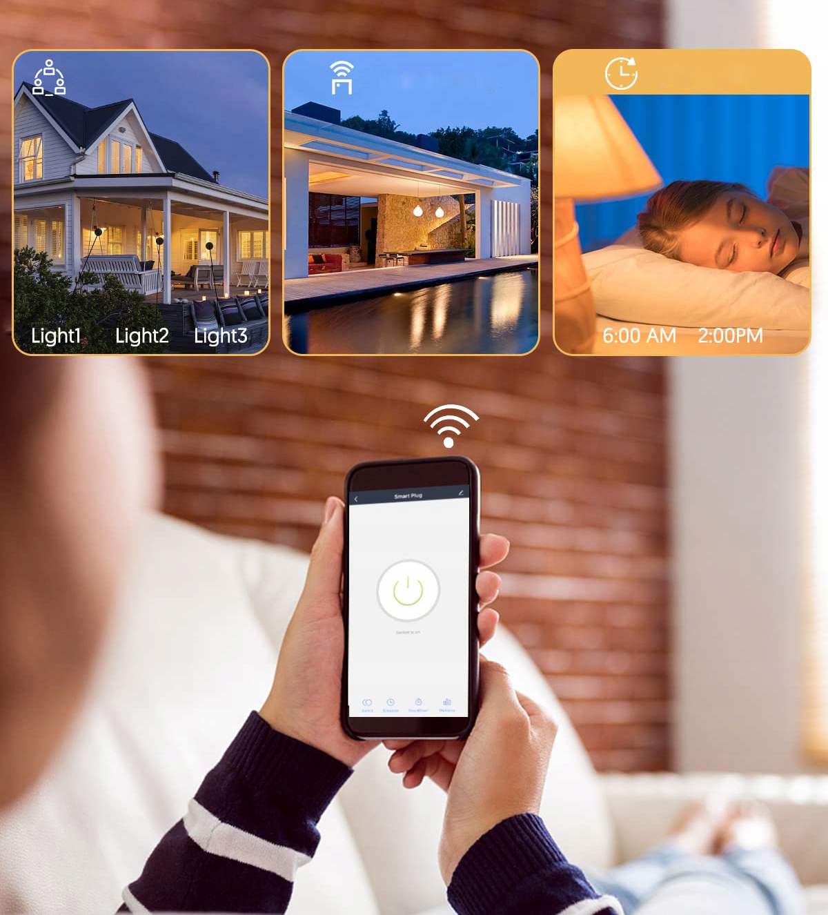 Zestaw 4X SMART PLUG WIFI WATOMIERZ PROGRAMATOR CZASOWY GNIAZDO Stan opakowania oryginalne